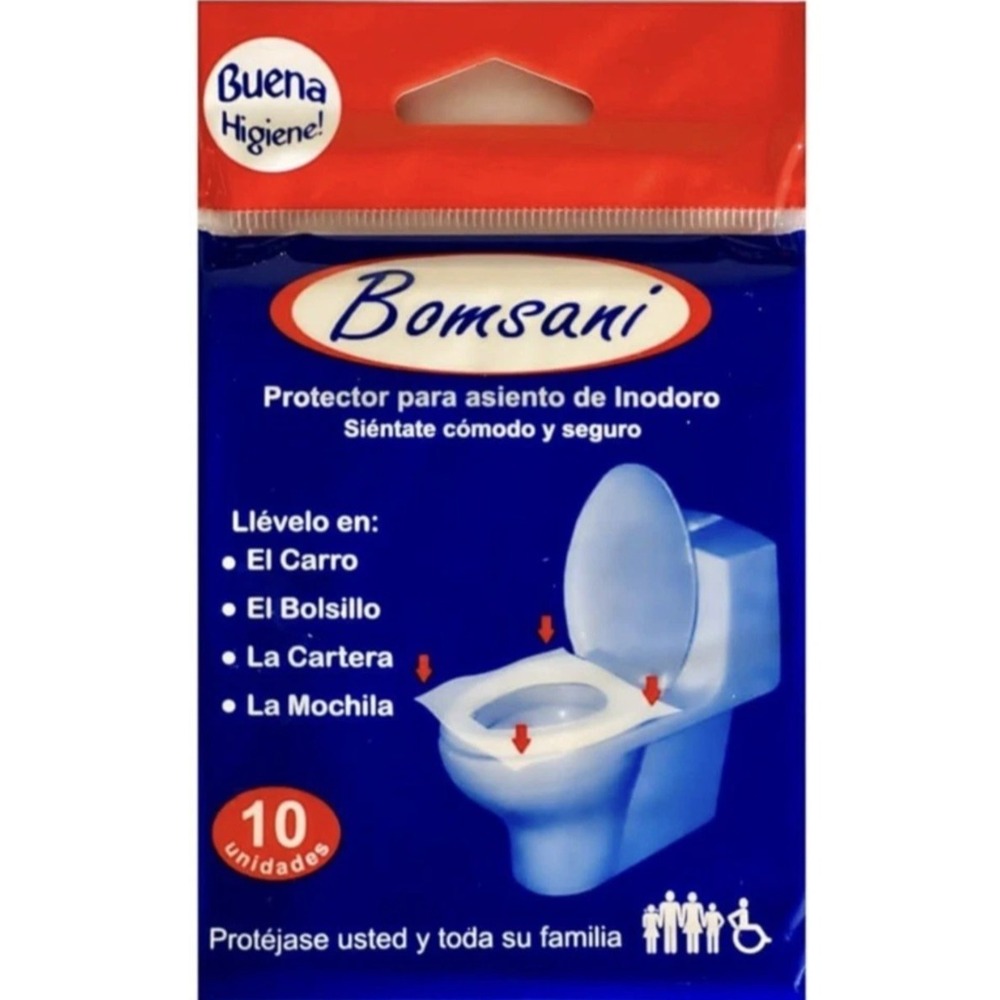 Bomsani Disposable Toilet Seat Covers 4 Packs Portable Travel Bathroom Protector